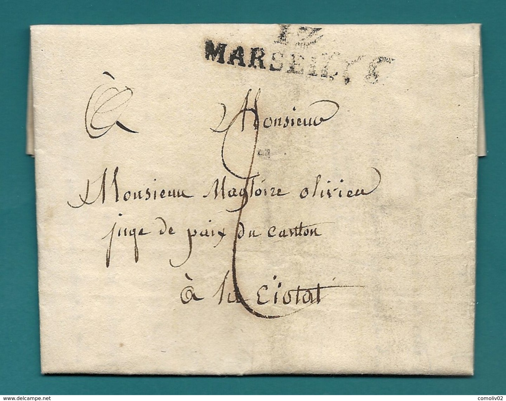 Bouches Du Rhone- Marseille Pour La Ciotat. LAC De 1827 - 1801-1848: Précurseurs XIX