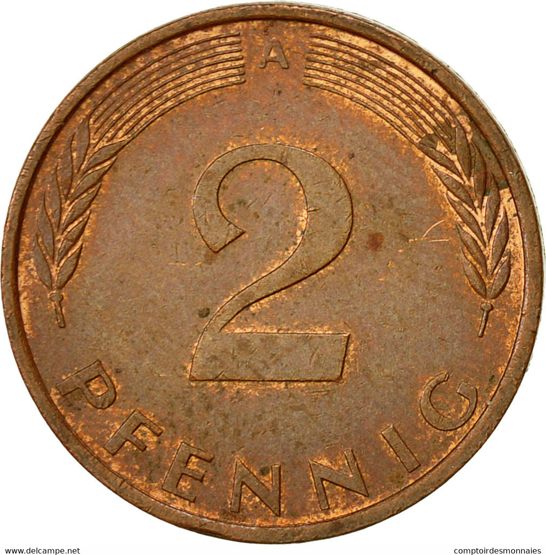 Monnaie, République Fédérale Allemande, 2 Pfennig, 1991, Berlin, TTB, Copper - 2 Pfennig