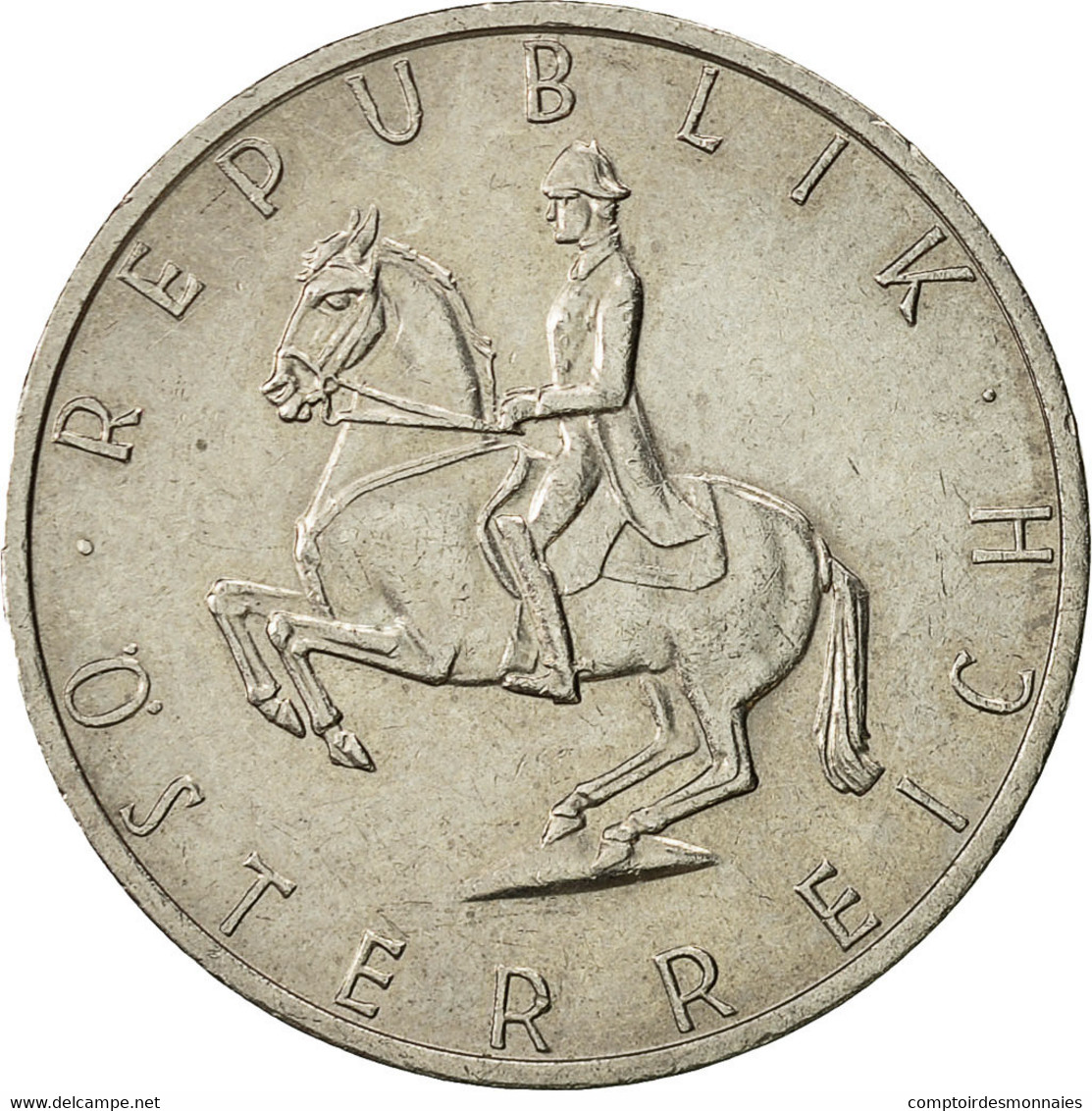 Monnaie, Autriche, 5 Schilling, 1987, TTB+, Copper-nickel, KM:2889a - Autriche