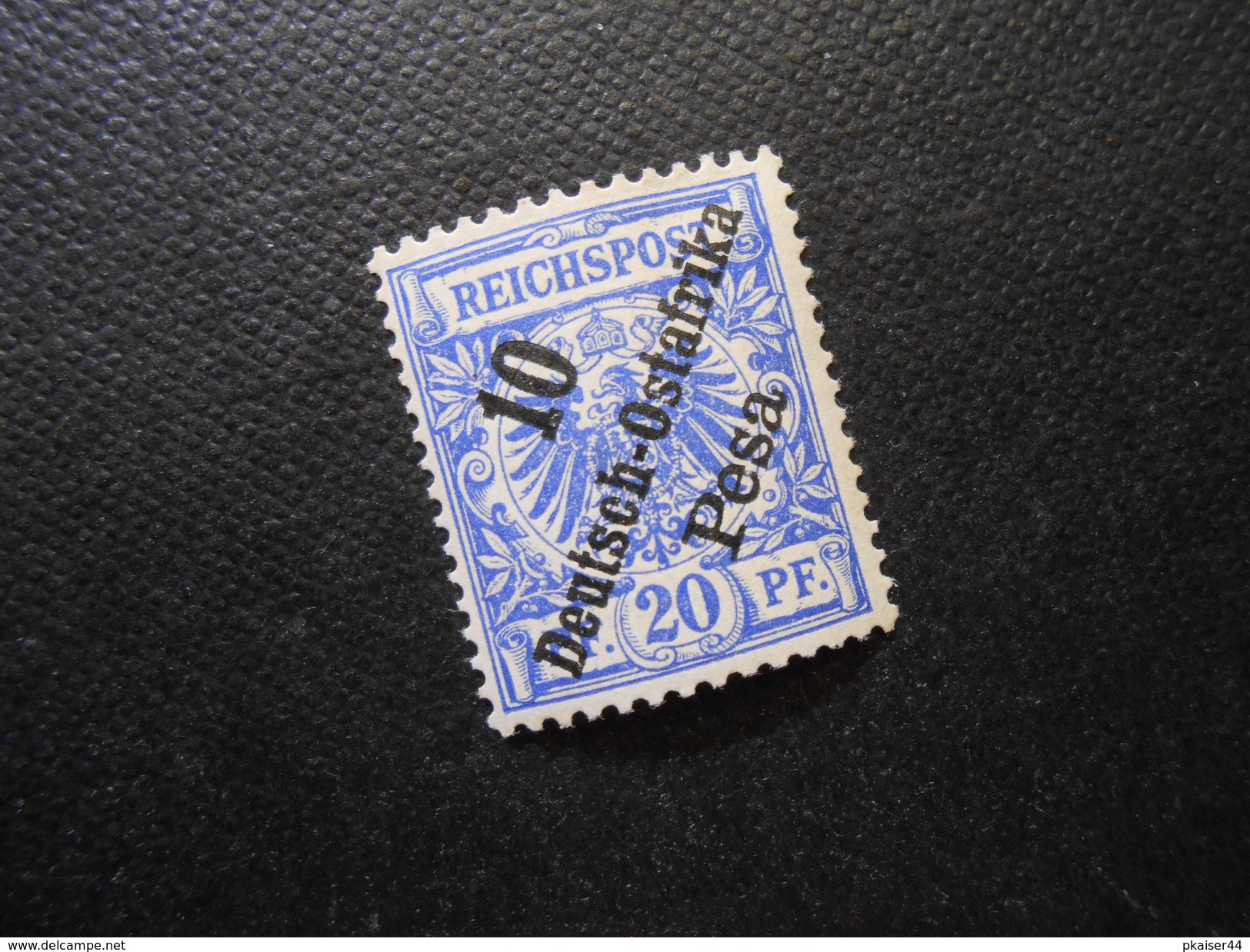 D.R.9  10Pauf20Pf*/MLH - Deutsche Kolonien (Deutsch-Ostafrika) 1896 - Mi 8,00 € - Afrique Orientale