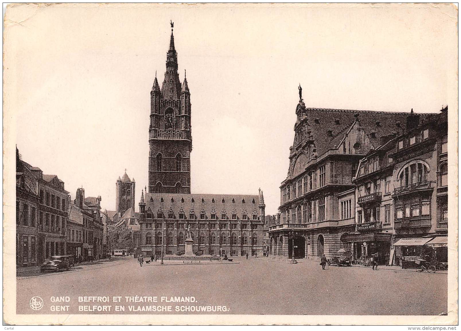 CPM - GENT - Belfort En Vlaamsche Schouwburg. - Gent