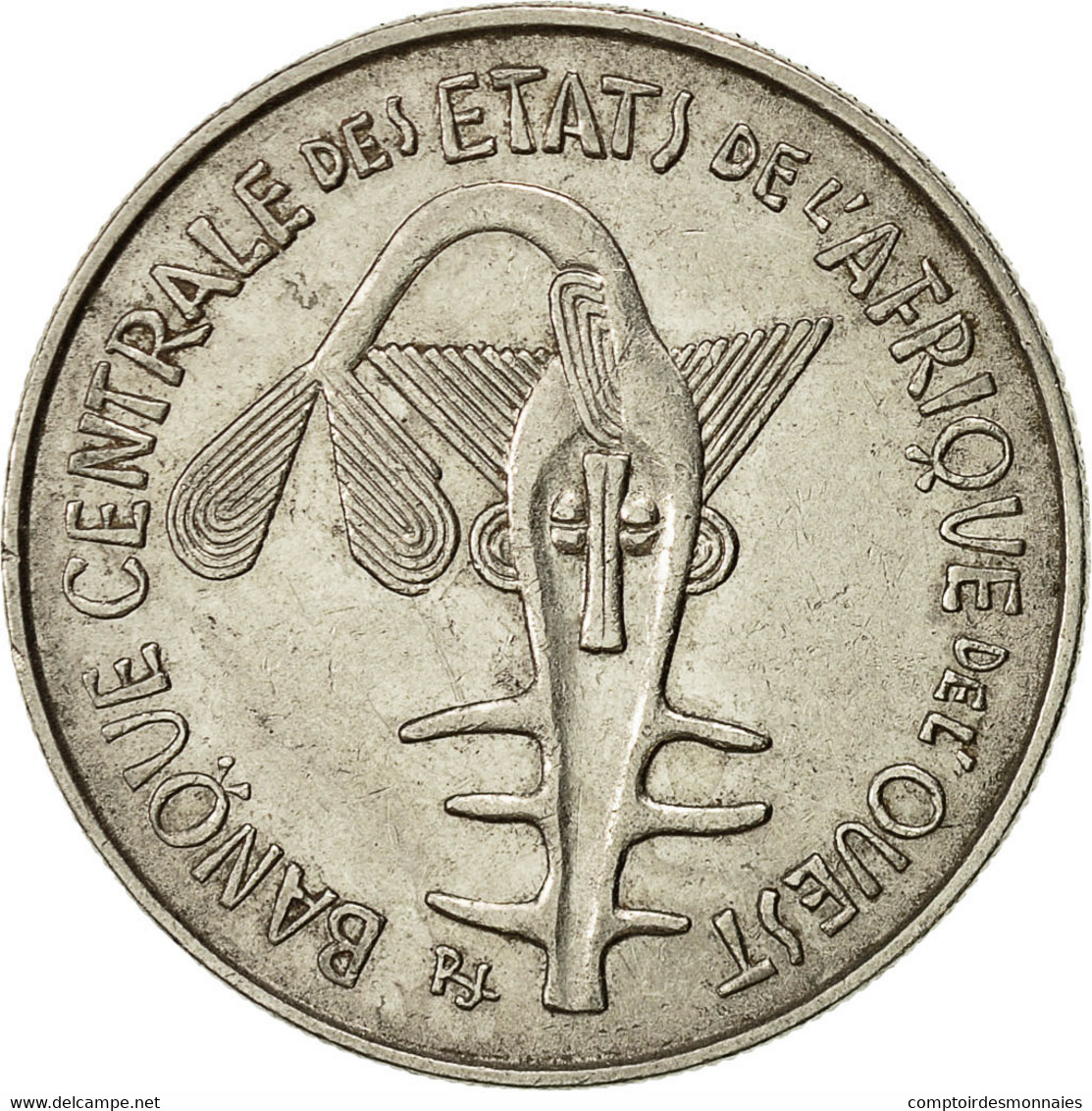 Monnaie, West African States, 100 Francs, 1975, TTB, Nickel, KM:4 - Costa De Marfil