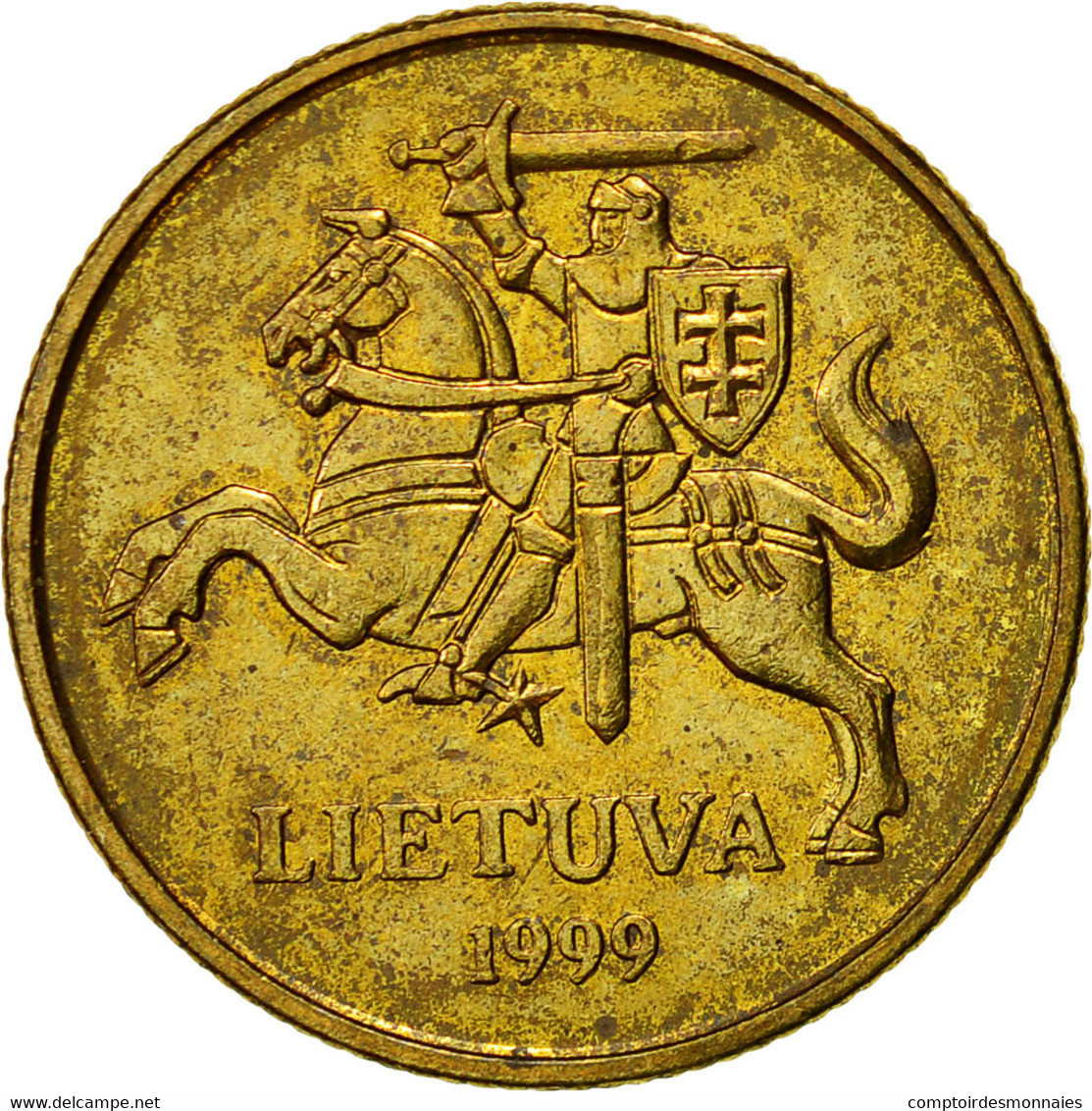 Monnaie, Lithuania, 20 Centu, 1999, TTB+, Nickel-brass, KM:107 - Lithuania