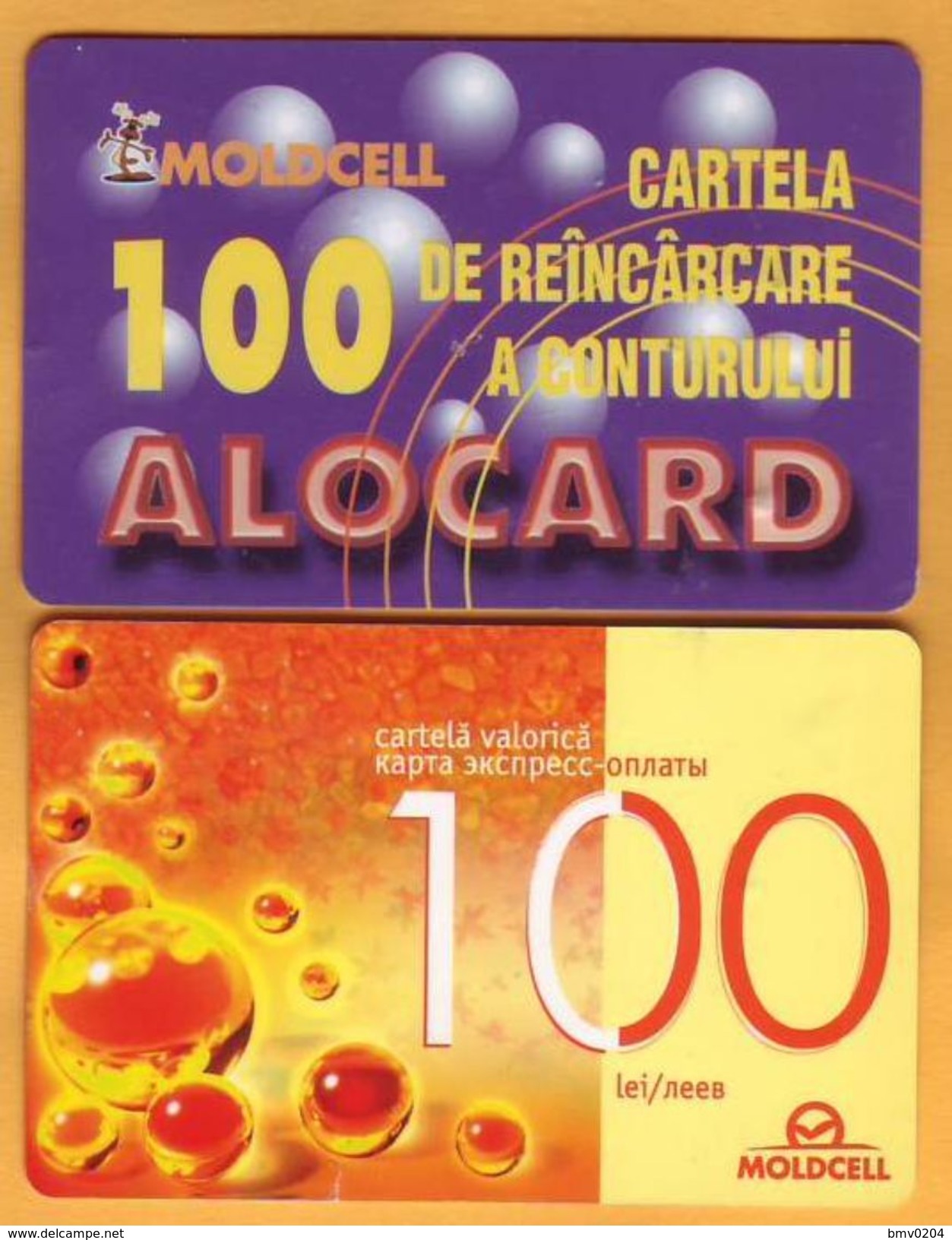 Moldova Moldavie Moldau Used 100+100  Telephone Card - Moldavie