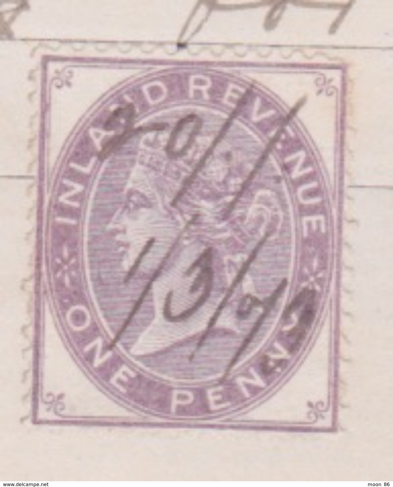 Traite - Quittances, Grande Bretagne Inland Revenue 1873 - Timbres Fiscal Postal - Royaume-Uni