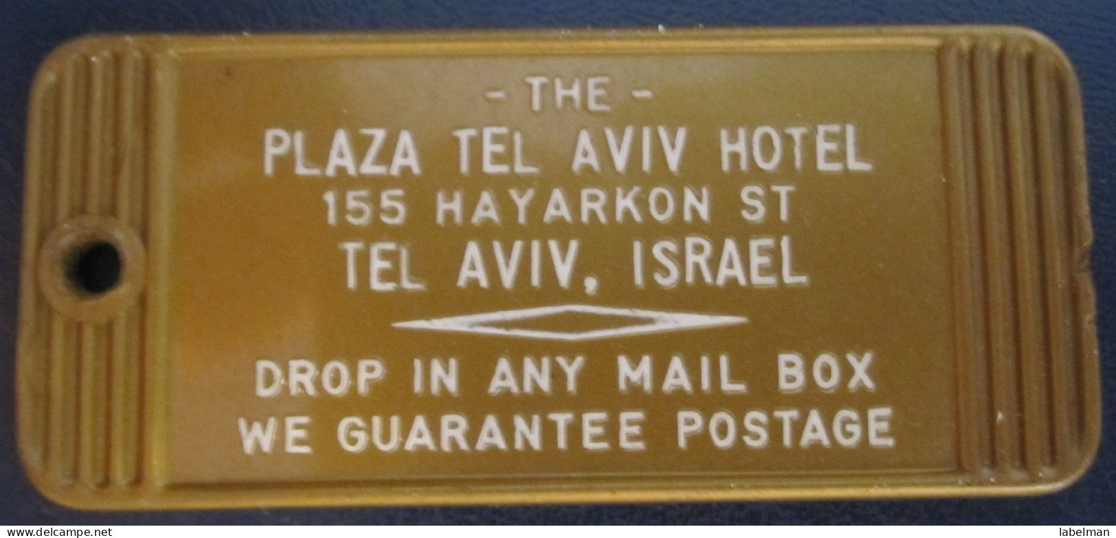 HOTEL MOTEL INN PENSION MOTOR HOUSE RESIDENCE PLAZA KEY CARD TEL AVIV ISRAEL - Key-rings