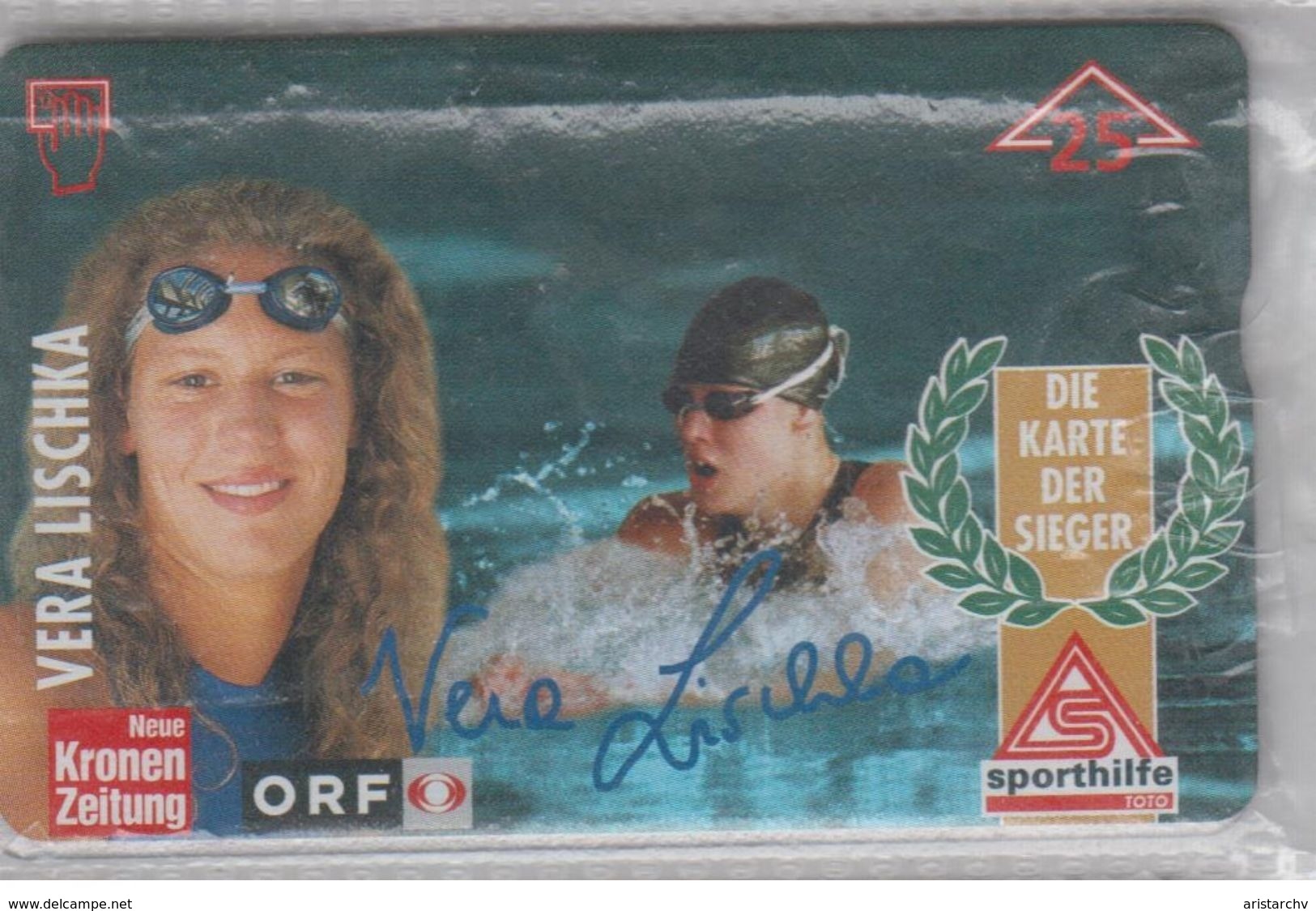 AUSTRIA 1997 SWIMMING VERA LISCHKA MINT - Autriche