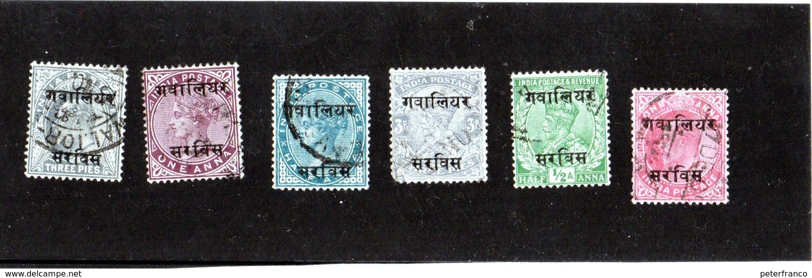 B - India - Stati Principeschi - Gwalior - Gwalior