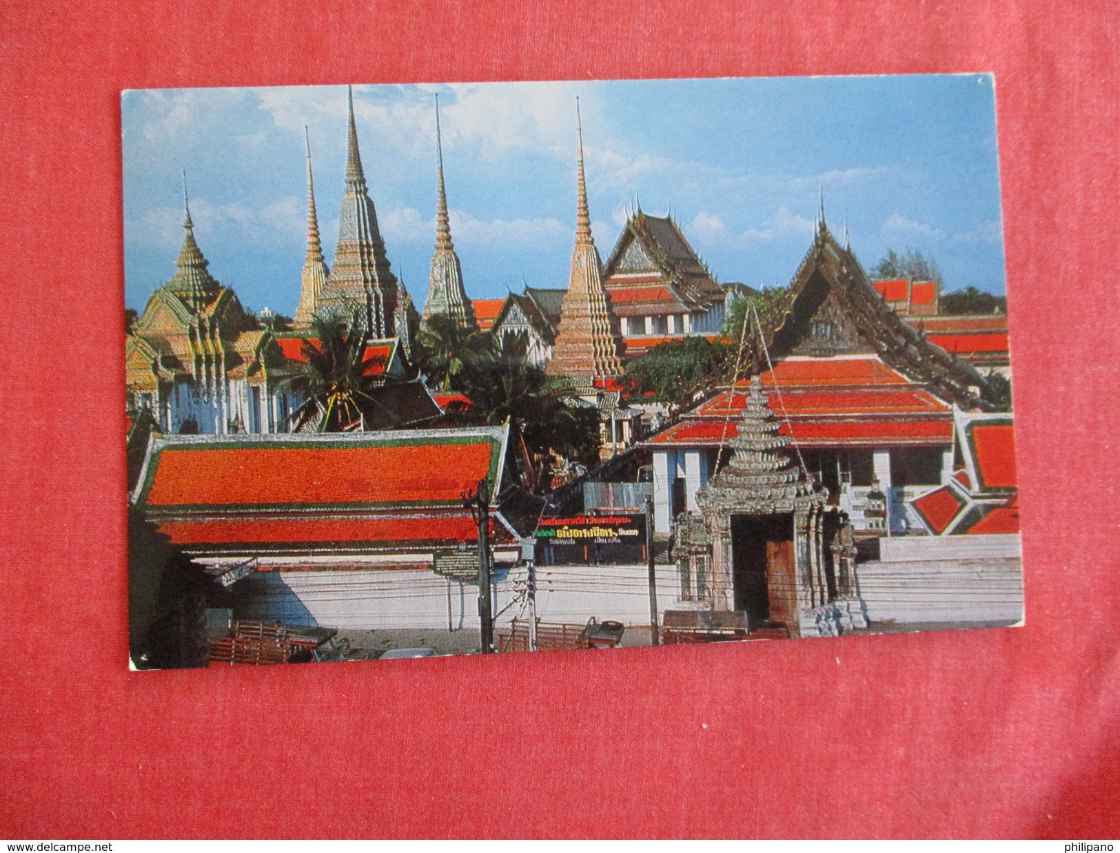 Thailand- Birds Eye View Of Wat Pho Pin Hole Ref 2769 - Thailand