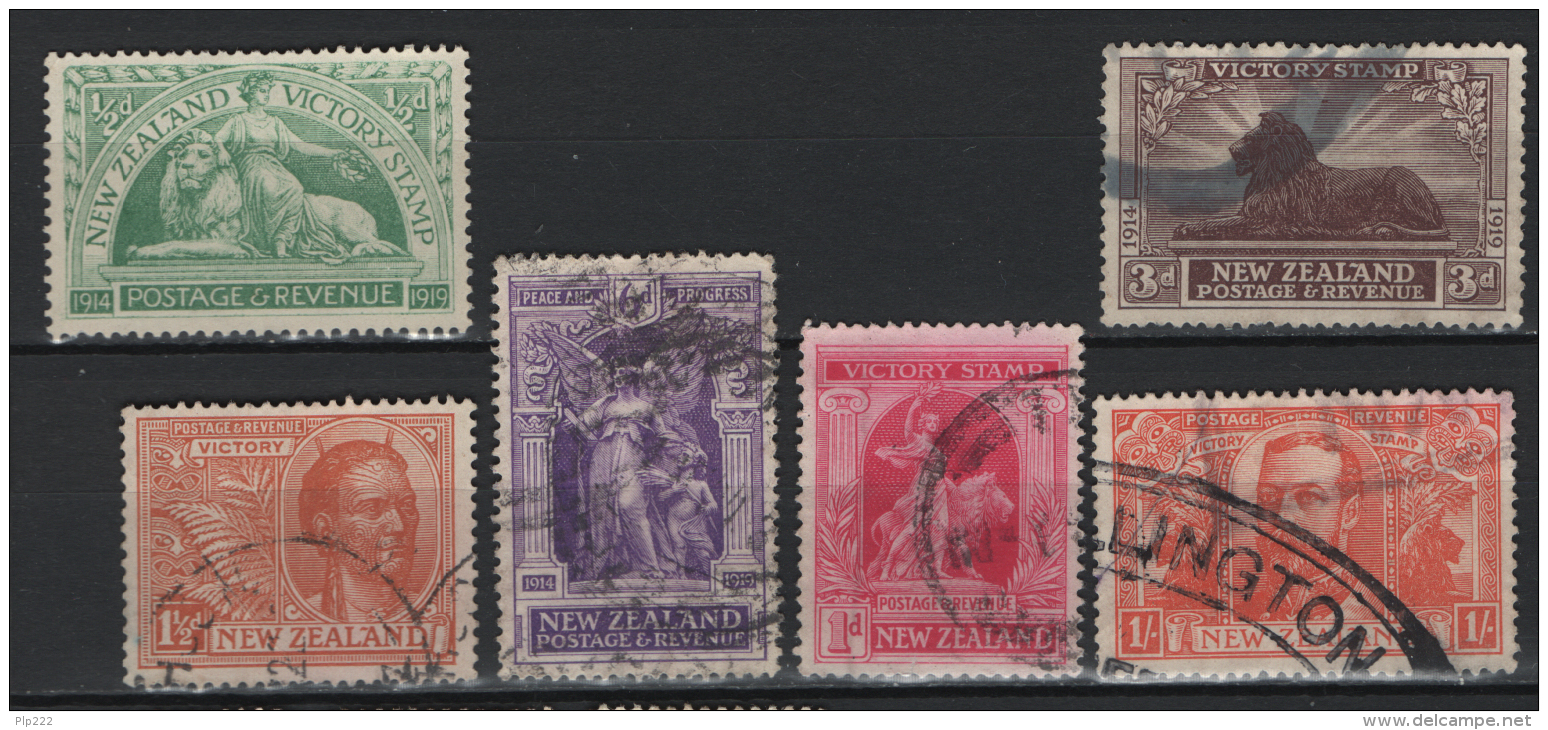 Nuova Zelanda 1919 Y.T. 69/74 O/Used VF/F - Used Stamps