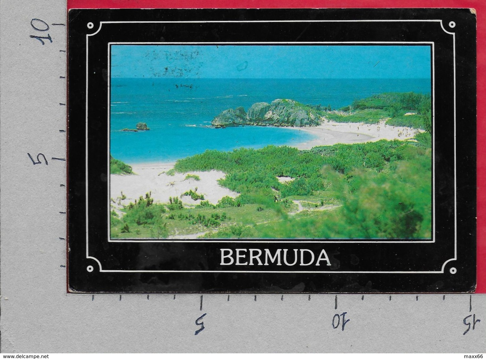 CARTOLINA VG BERMUSA - HORSESHOE BAY - Bermuda's Most Popular Public Beach - 10 X 15 - ANN. 1985 - Bermuda