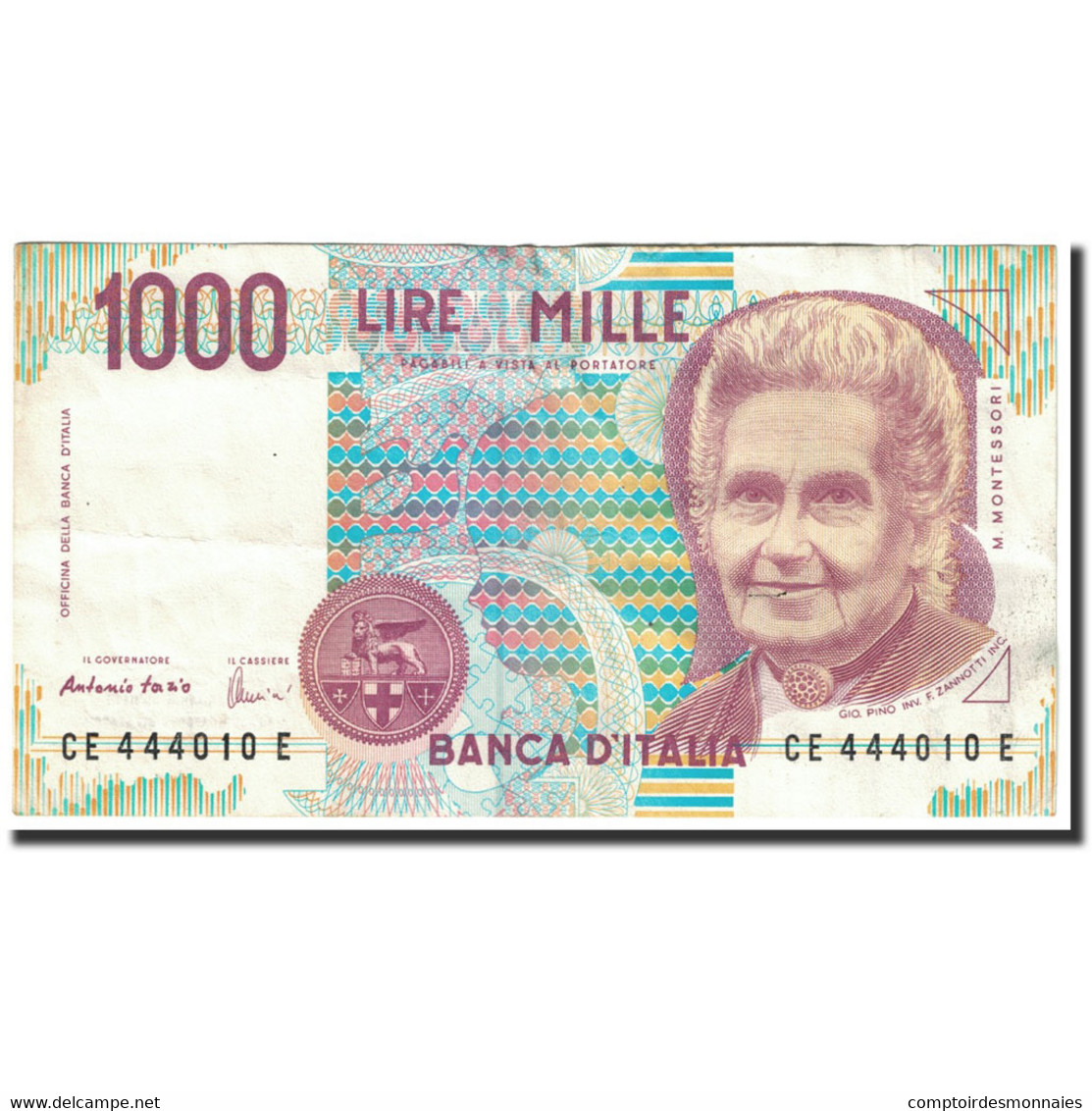 Billet, Italie, 1000 Lire, 1995, 1995-12-18, KM:114c, TTB+ - 1000 Lire