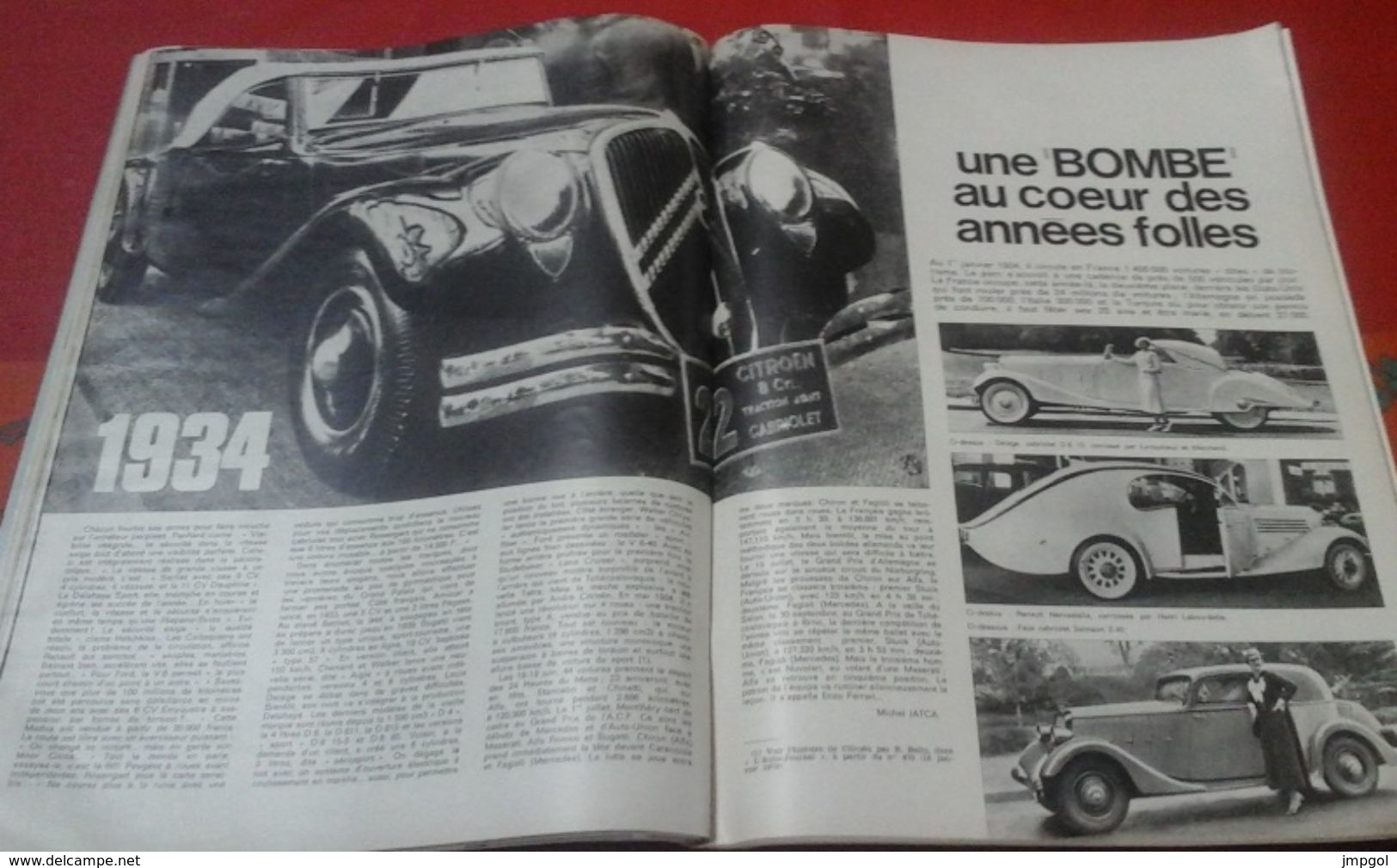 L'Auto Journal n°21 Octobre 1970 Steve Mac Queen, Essai Peugeot 504, les bombes des années 30 Traction, Nervastella...