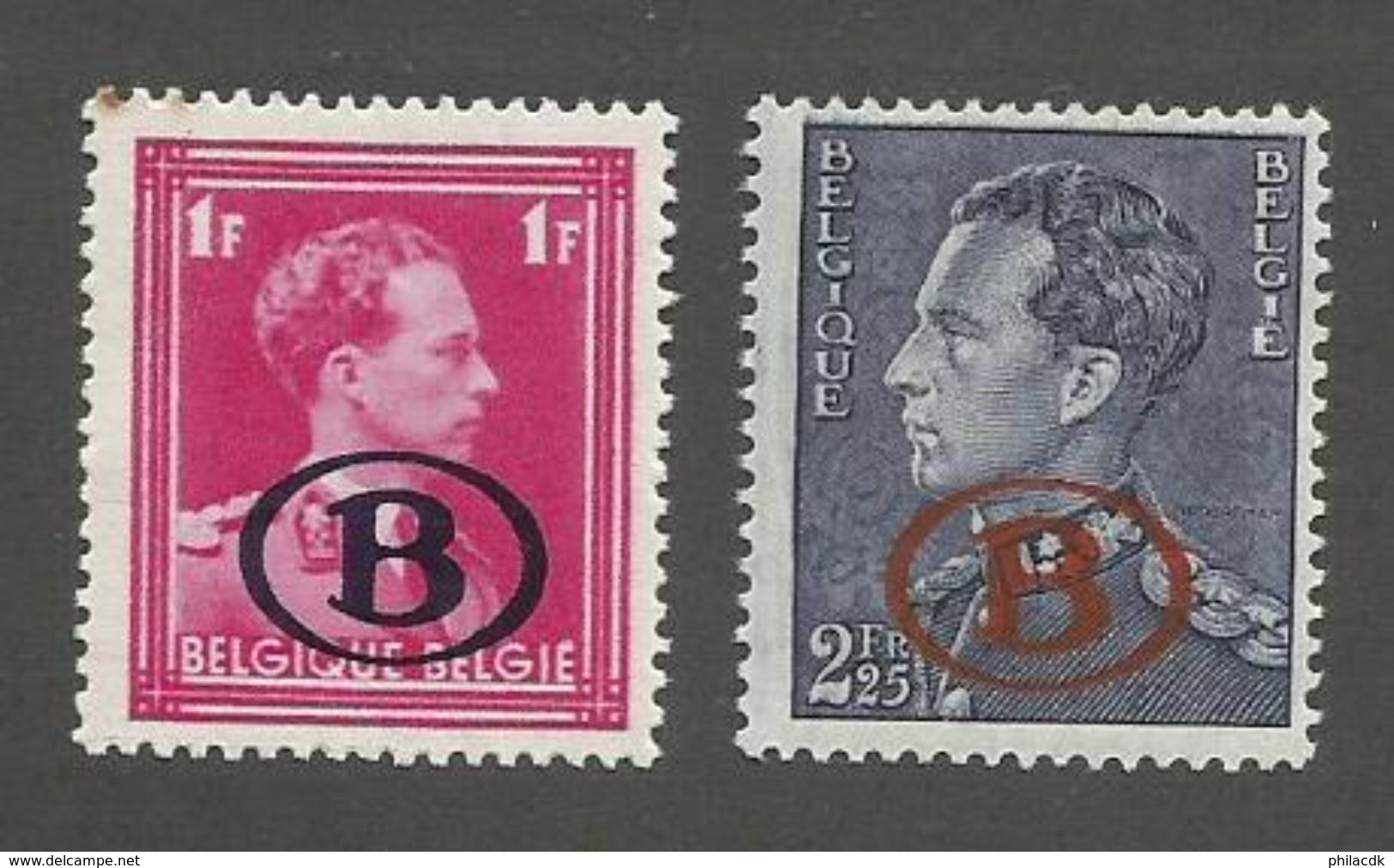 BELGIQUE - SERVICE N°YT 30/31 NEUFS** SANS CHARNIERE - COTE YT : 0.60€ - 1941 - Andere & Zonder Classificatie