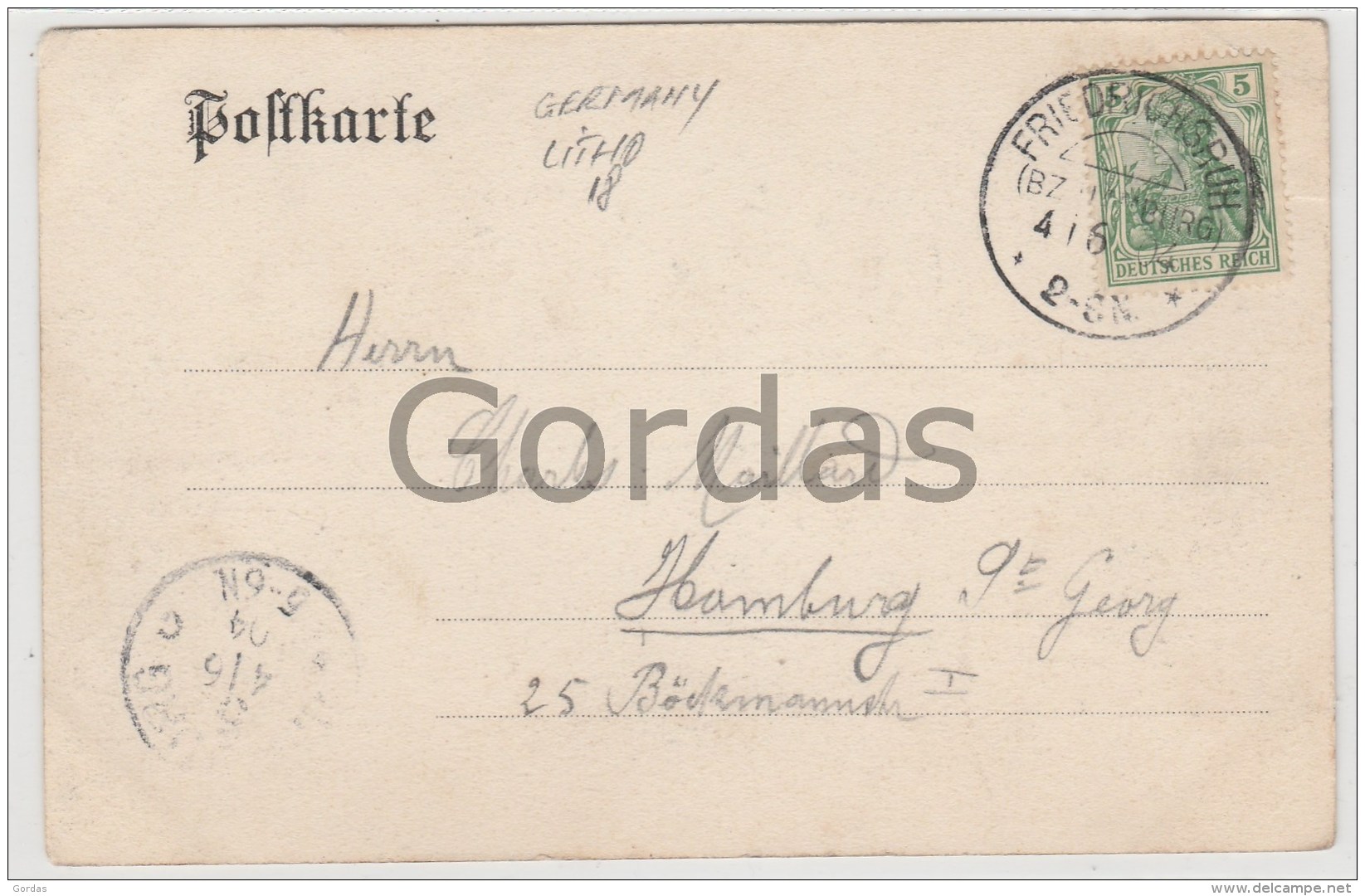 Germany - Friedrichsruh - Litho - Friedrichsruh