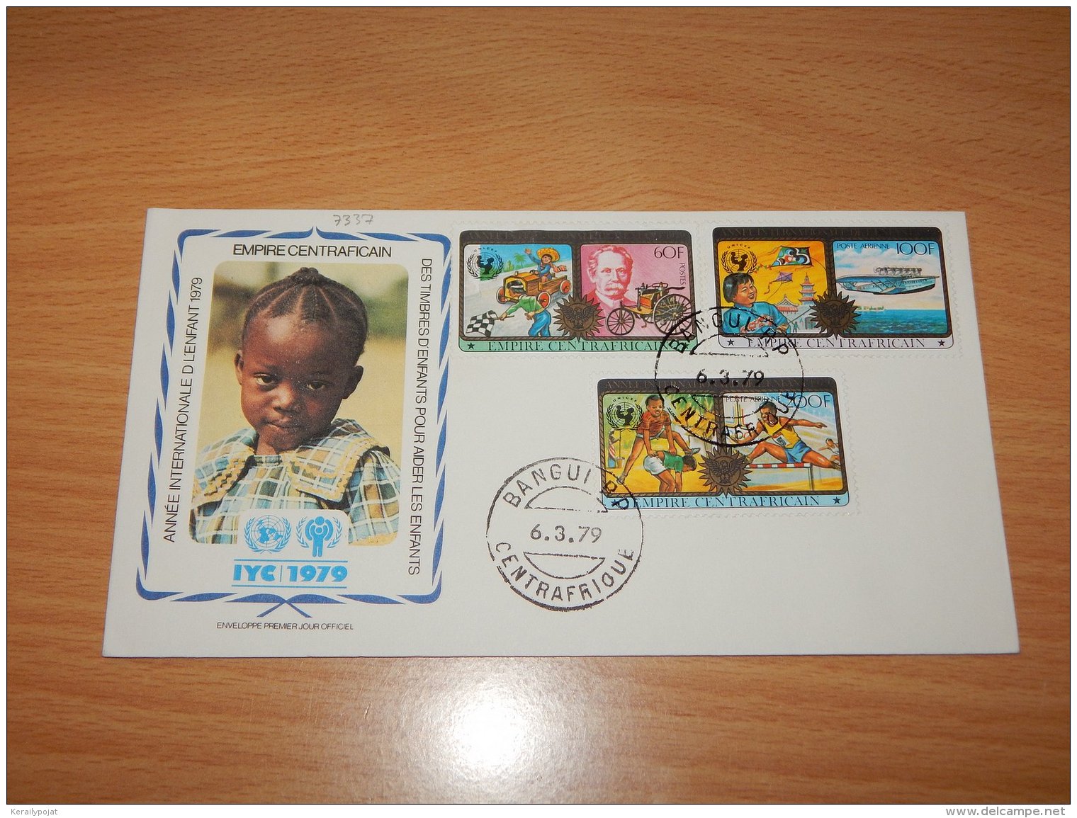 Central African Republic 1979 Year Of Child FDC__(L-7337) - República Centroafricana