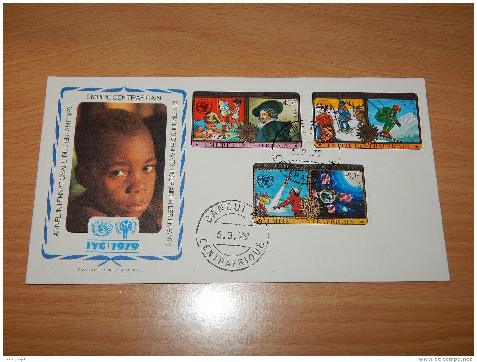 Central African Republic 1979 Year Of Child FDC__(L-7337) - República Centroafricana