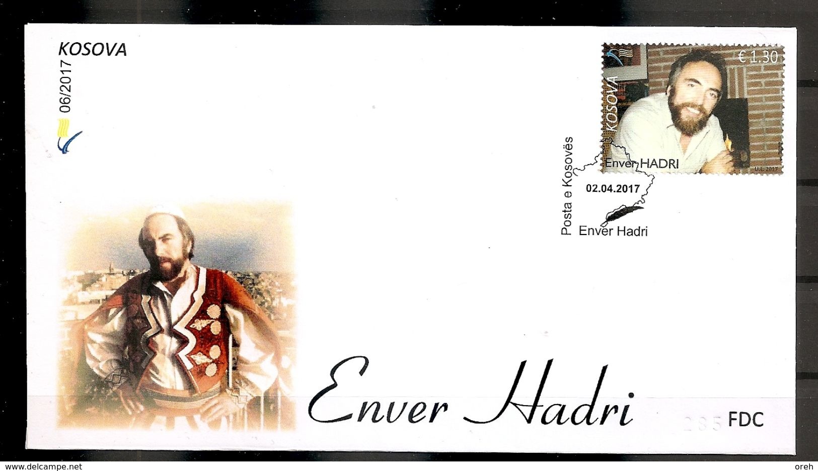 KOSOVO 2017,ENVER HADRI,PERSONS,,FDC - Kosovo