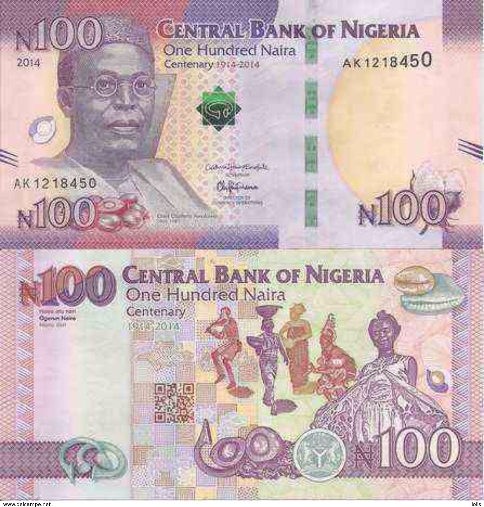 Nigeria  New  100 Naira  2014   UNC - Nigeria