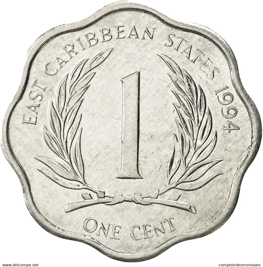 Monnaie, Etats Des Caraibes Orientales, Elizabeth II, Cent, 1994, TTB+ - Ostkaribischer Staaten