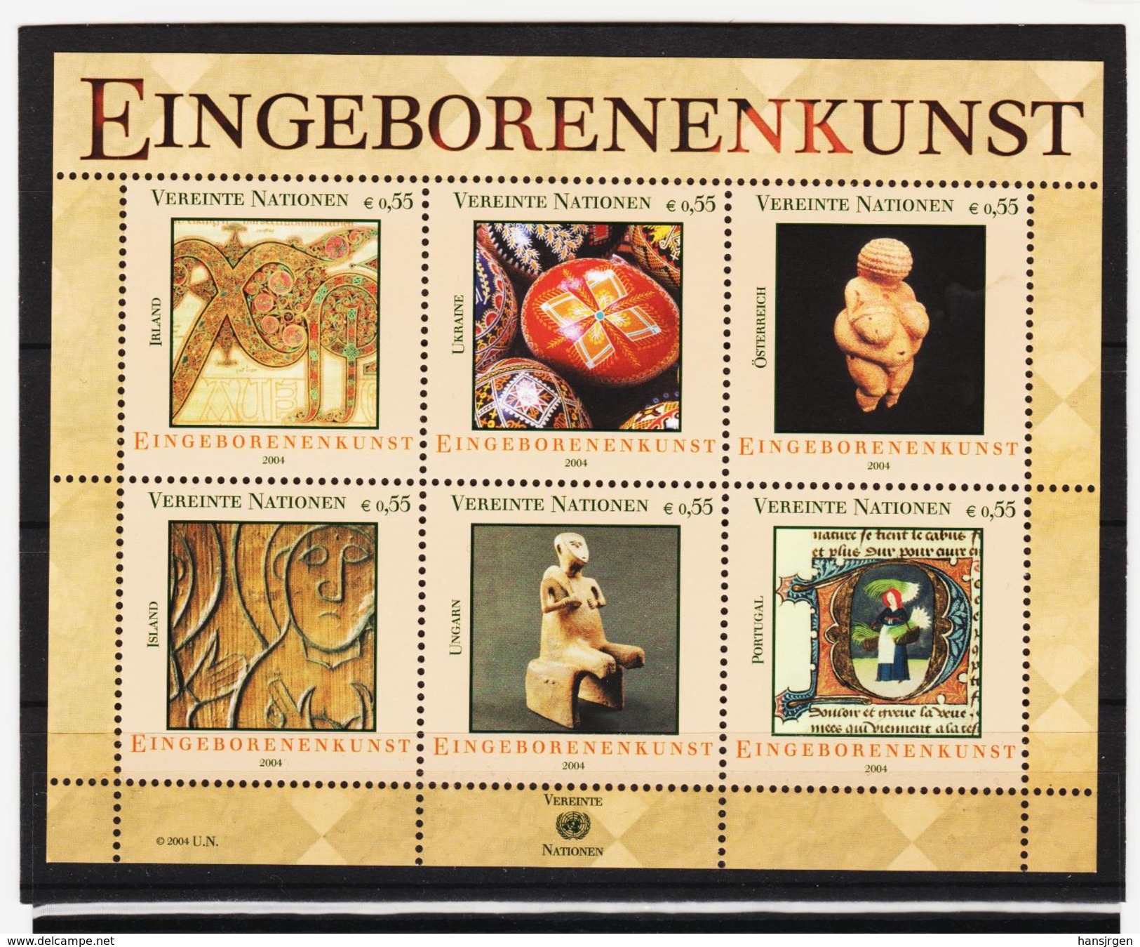 FCC739 UNO WIEN 2004 MICHL  BLOCK 18  ** Postfrisch SIEHE ABBILDUNG - Nuovi