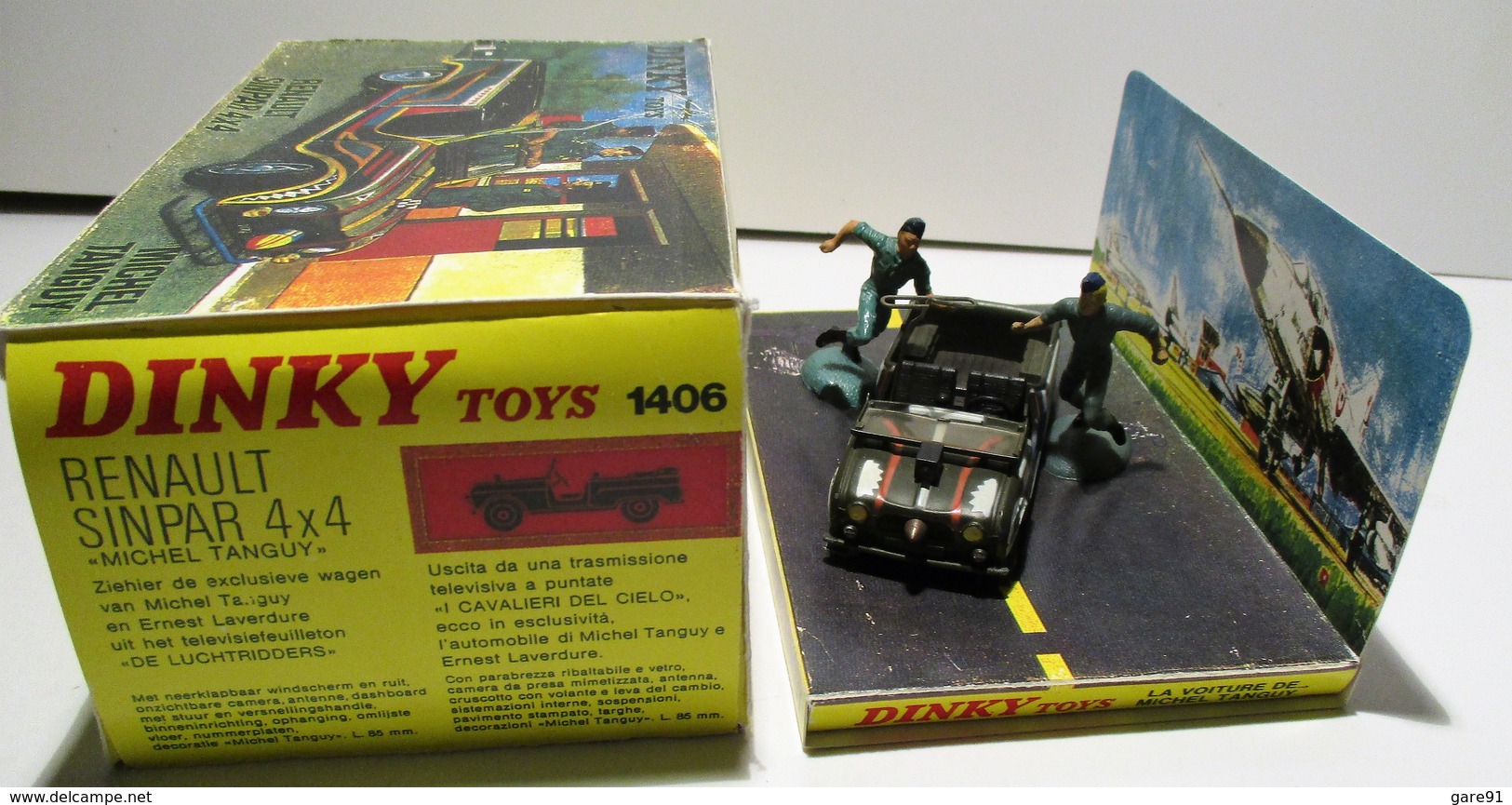 DINKY TOYS RENAULT SINPAR 4X4 MICHEL TANGUY - Jouets Anciens