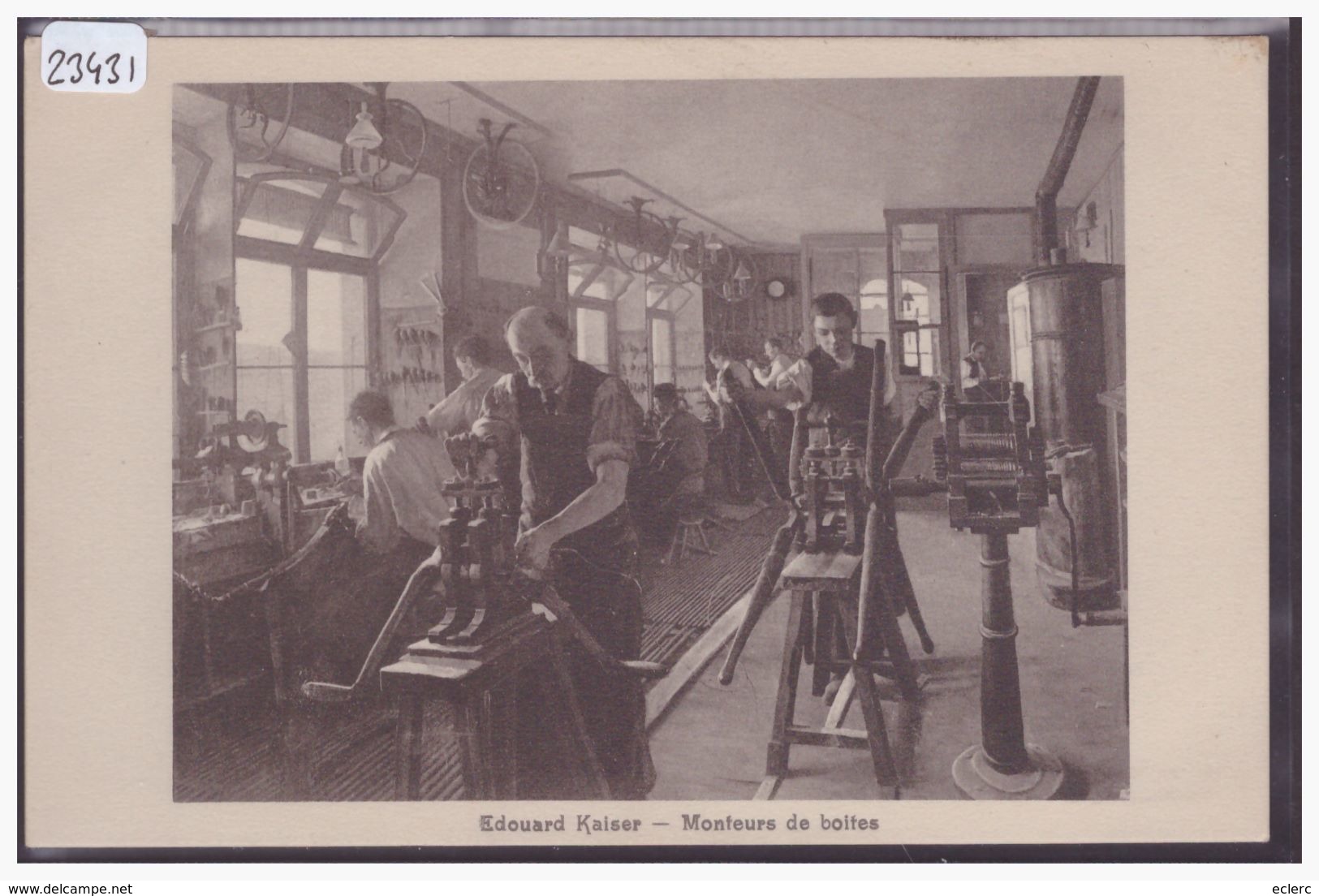 LA CHAUX DE FONDS - EDOUARD KAISER - MONTEURS DE BOITES - HORLOGERIE - TB - La Chaux-de-Fonds