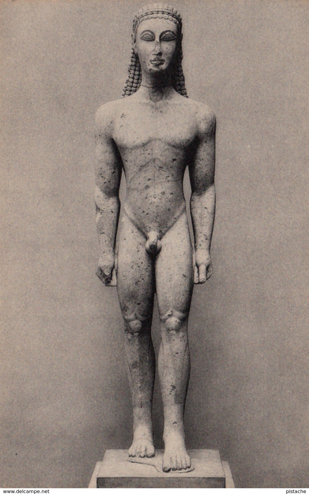 Marble Statue Of A Nude Youth From Attica - Naked Young Man - Sculpture - Metropolitan Museum Art -  2 Scans - Sculptures