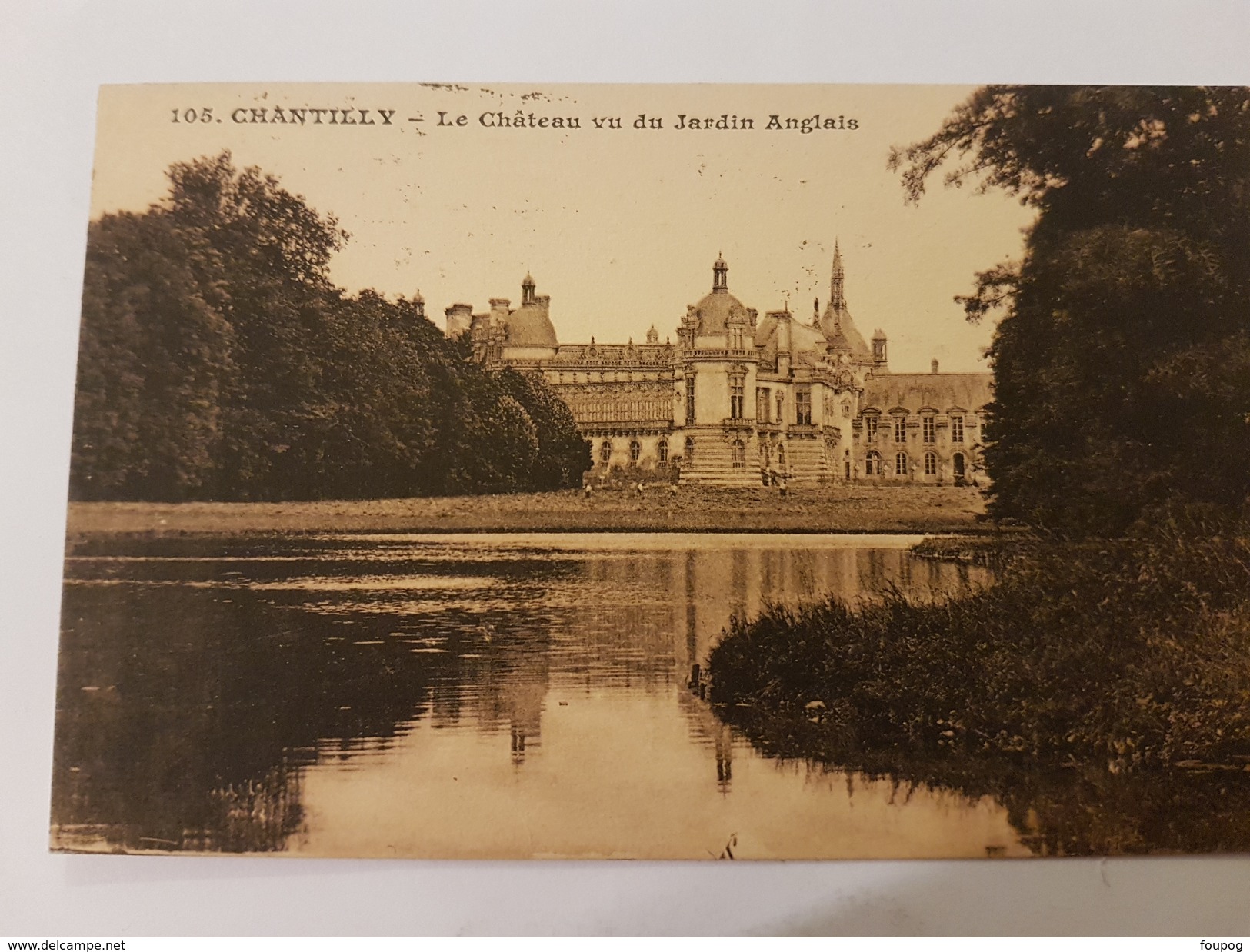 CPA 60 CHANTILLY CHATEAU 13 CARTES - Chantilly