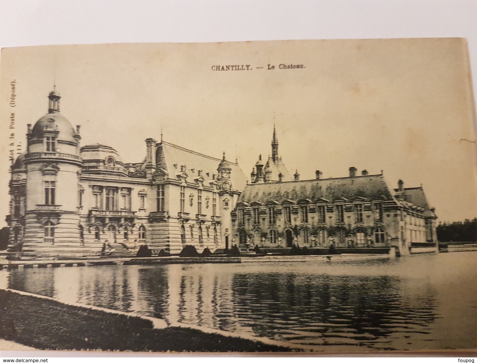 CPA 60 CHANTILLY CHATEAU 13 CARTES - Chantilly
