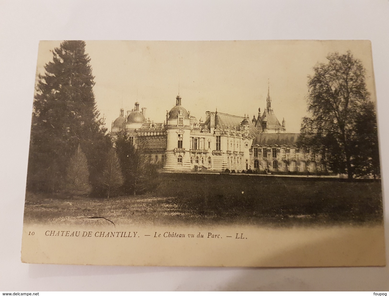 CPA 60 CHANTILLY CHATEAU 13 CARTES