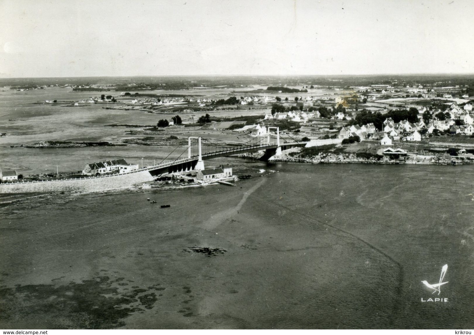 CPSM  En Avion Au-dessus De...PONT-LOROIS - Le Pont Et Vue Panoramique - Autres & Non Classés