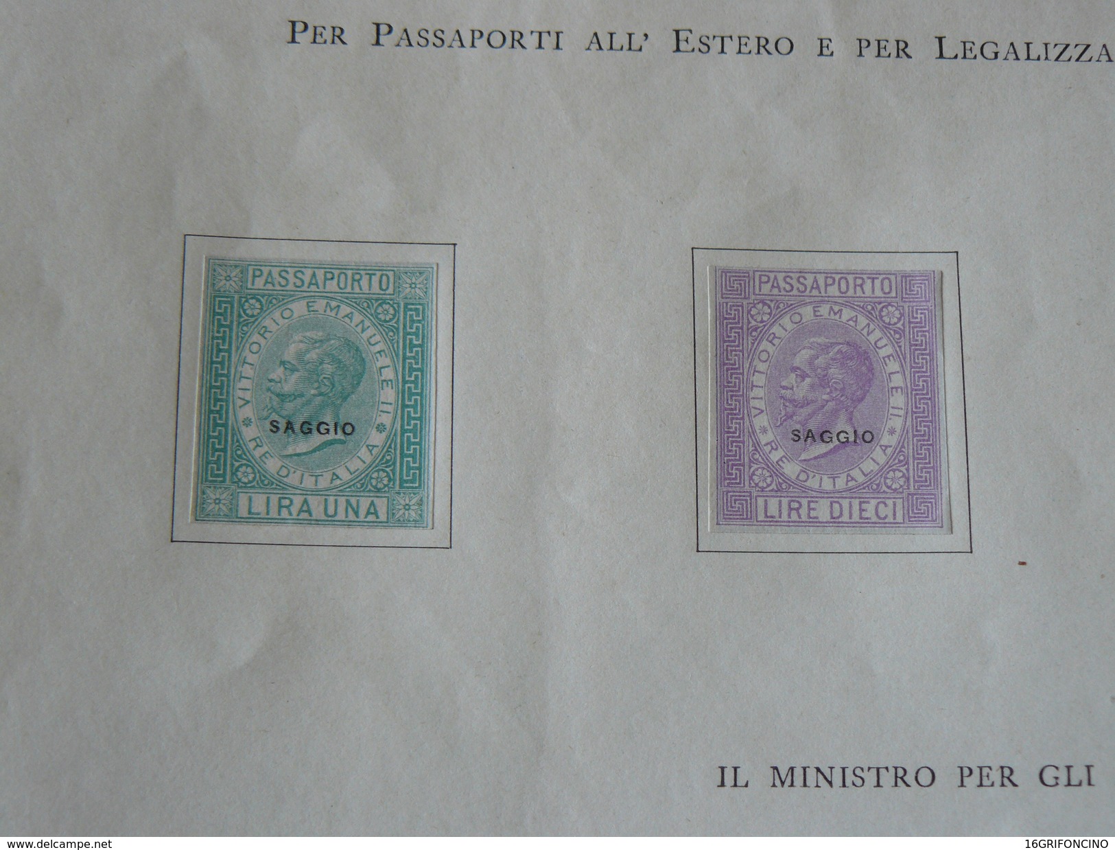 3 SAGGI VENOSTA X LE MARCHE PER PASSAPORTI ESTERO E LEGALIZZAZIONE D'ATTI...PERFETTISSIMI + RELATIVO E RARO  DECRETO - Revenue Stamps