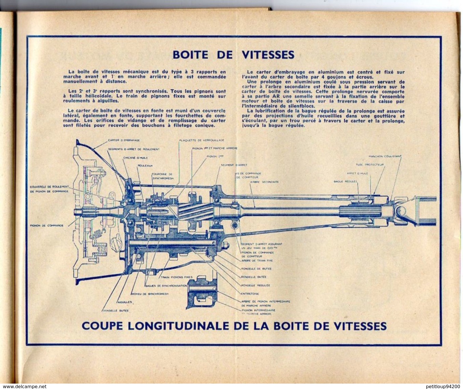 GUIDE TECHNIQUE ET PRATIQUE Vedette SIMCA *Versailles *Régence *Trianon *Marly *Ariane *Beaulieu *Chambord  ANNEE 1958