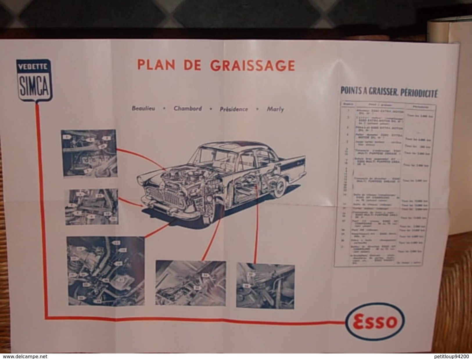 GUIDE TECHNIQUE ET PRATIQUE Vedette SIMCA *Versailles *Régence *Trianon *Marly *Ariane *Beaulieu *Chambord  ANNEE 1958