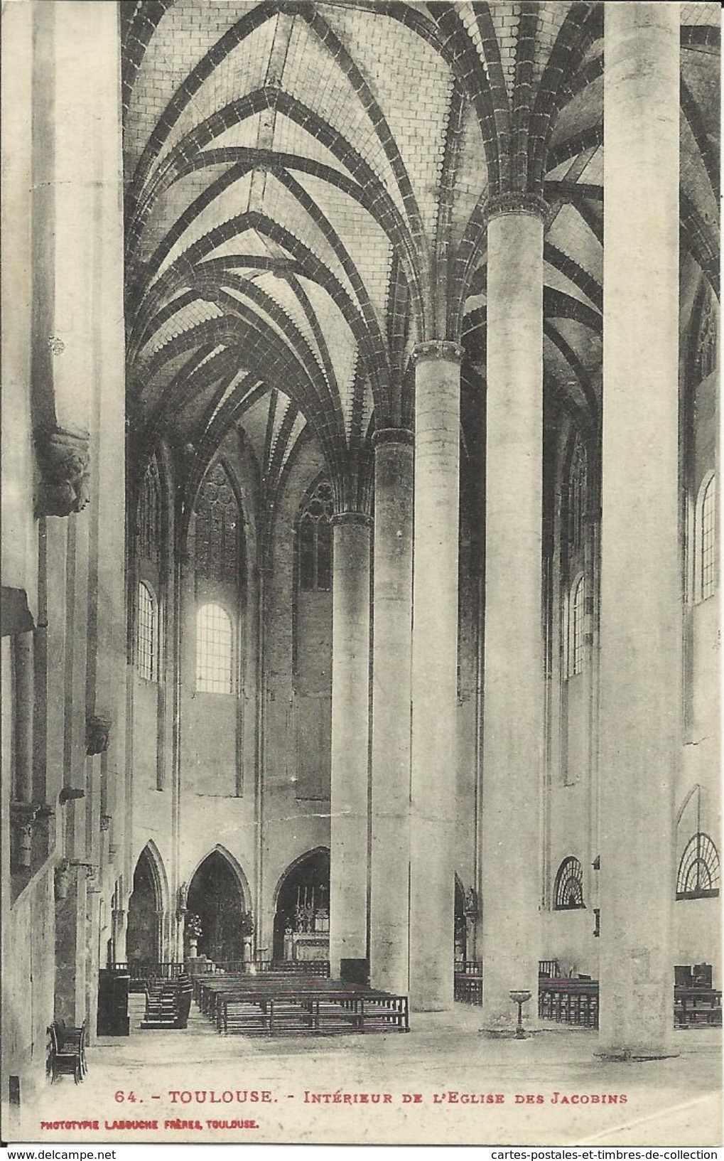 TOULOUSE , Intérieur De L' Eglise Des Jacobins - Toulouse