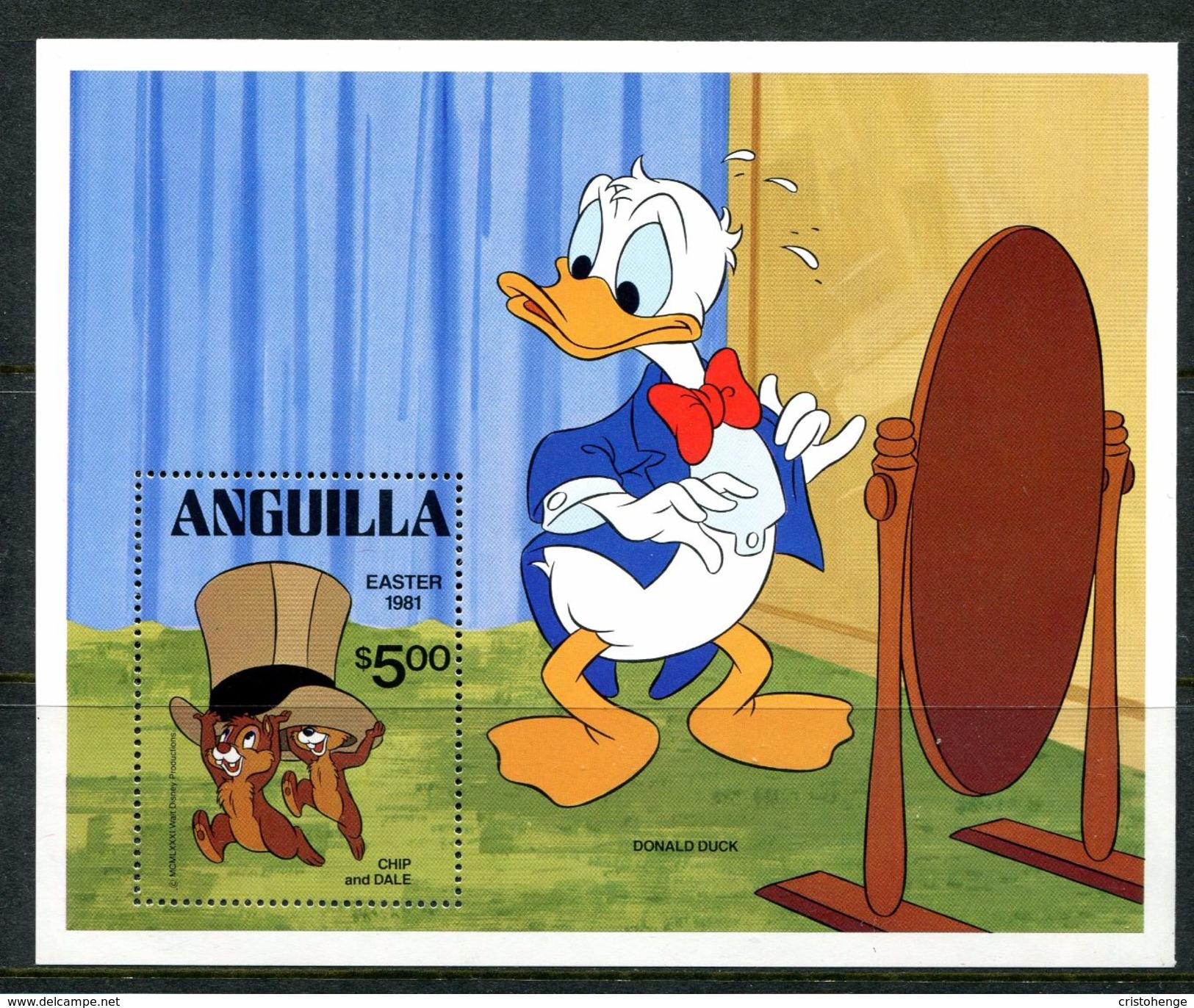 Anguilla 1981 Easter - Walt Disney Characters MS MNH (SG MS463) - Anguilla (1968-...)