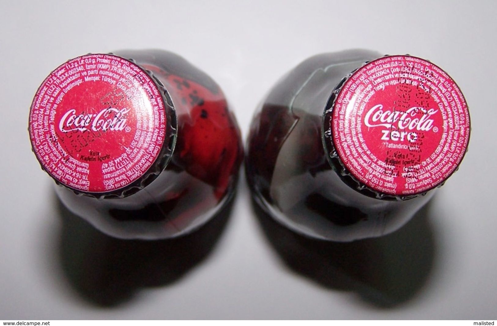 Turkey Rare Coca Cola Superman Vs Batman Empty Wrapped Glass Bottle Set!!! - Bouteilles