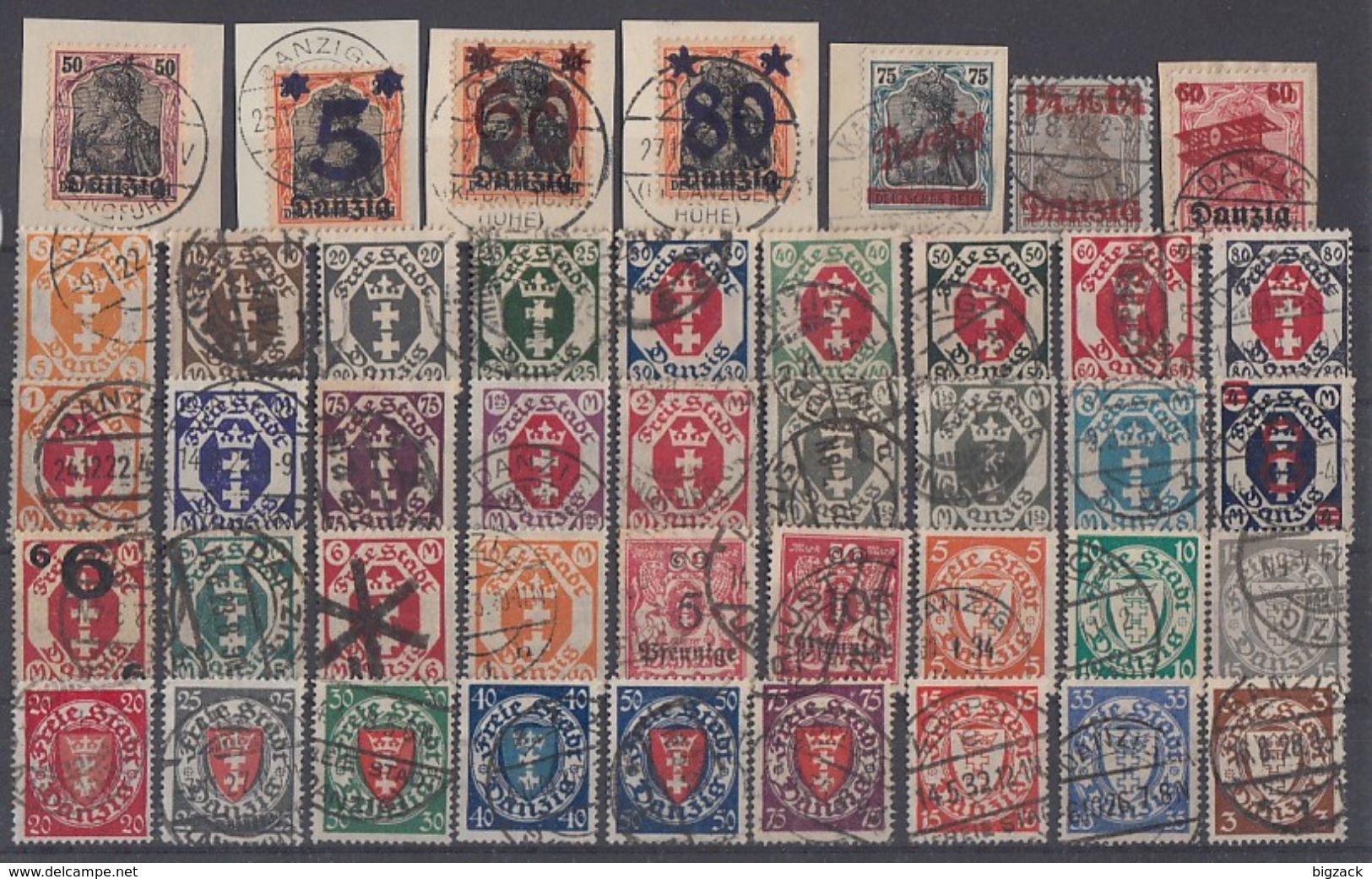 Danzig Lot 43 Marken Gestempelt - Lots & Kiloware (mixtures) - Max. 999 Stamps