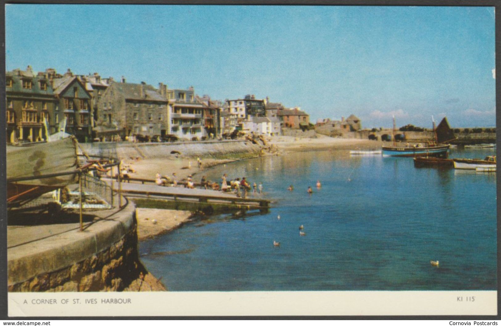 A Corner Of St Ives Harbour, Cornwall, C.1960 - Jarrold Postcard - St.Ives