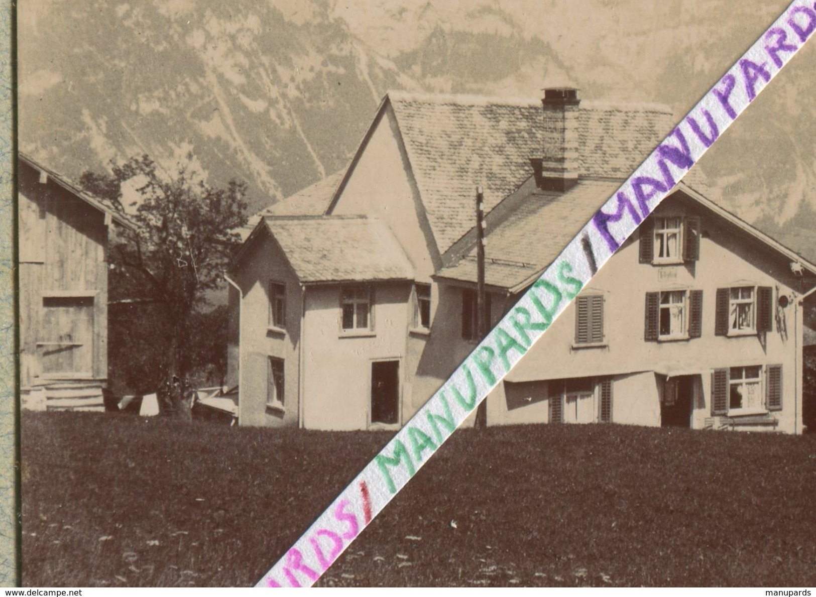 SUISSE / FILZBACH / PHOTO / 1890 - 1894 / AUBERGE ZUM RÖSSLI / LEISTCHAMM - Filzbach