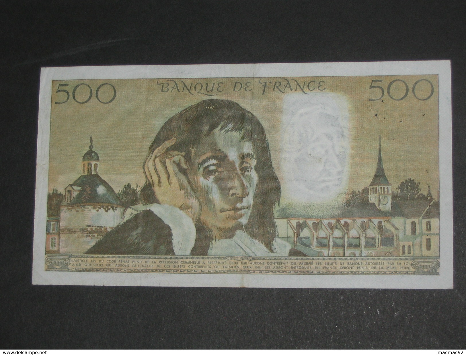 500 Francs - PASCAL   2-1-1969   **** EN ACHAT IMMEDIAT **** - 500 F 1968-1993 ''Pascal''