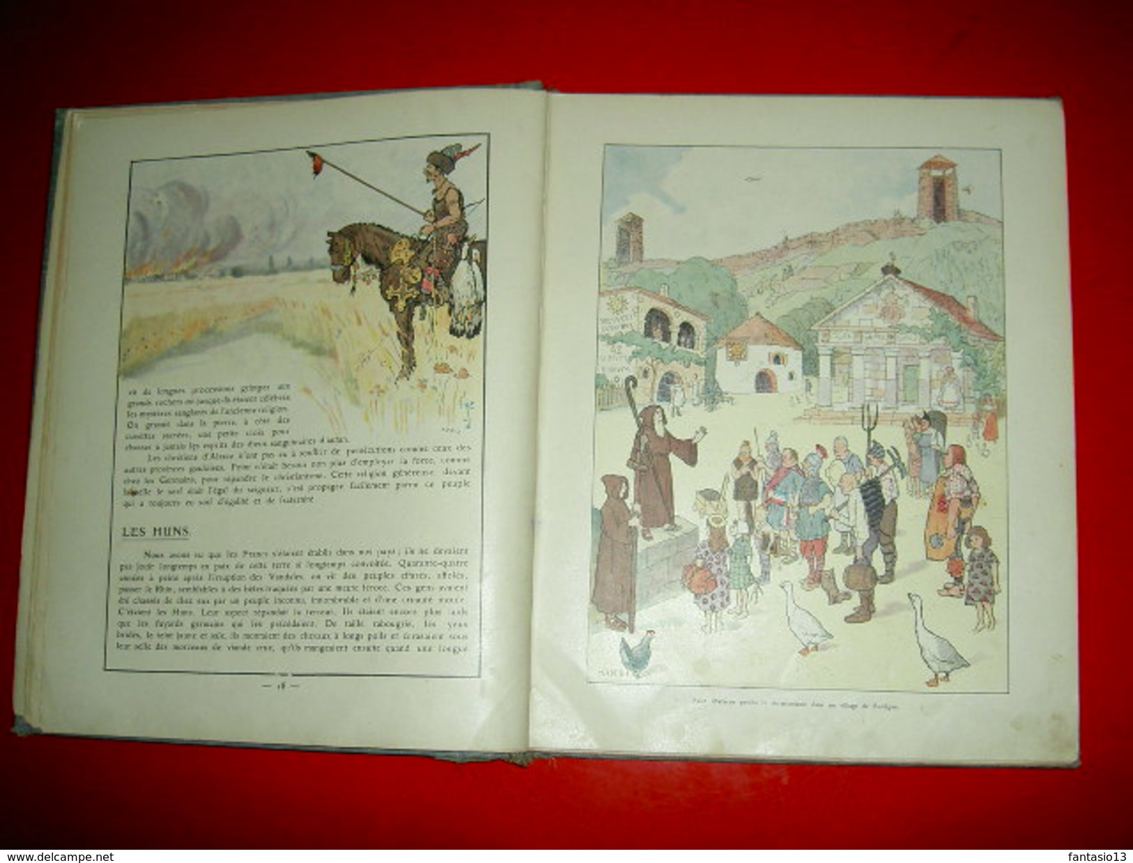 L' Histoire d' Alsace racontée aux petits enfants  par l' Oncle Hansi .Illustré par Hansi et Huen  1912 Ed. Floury