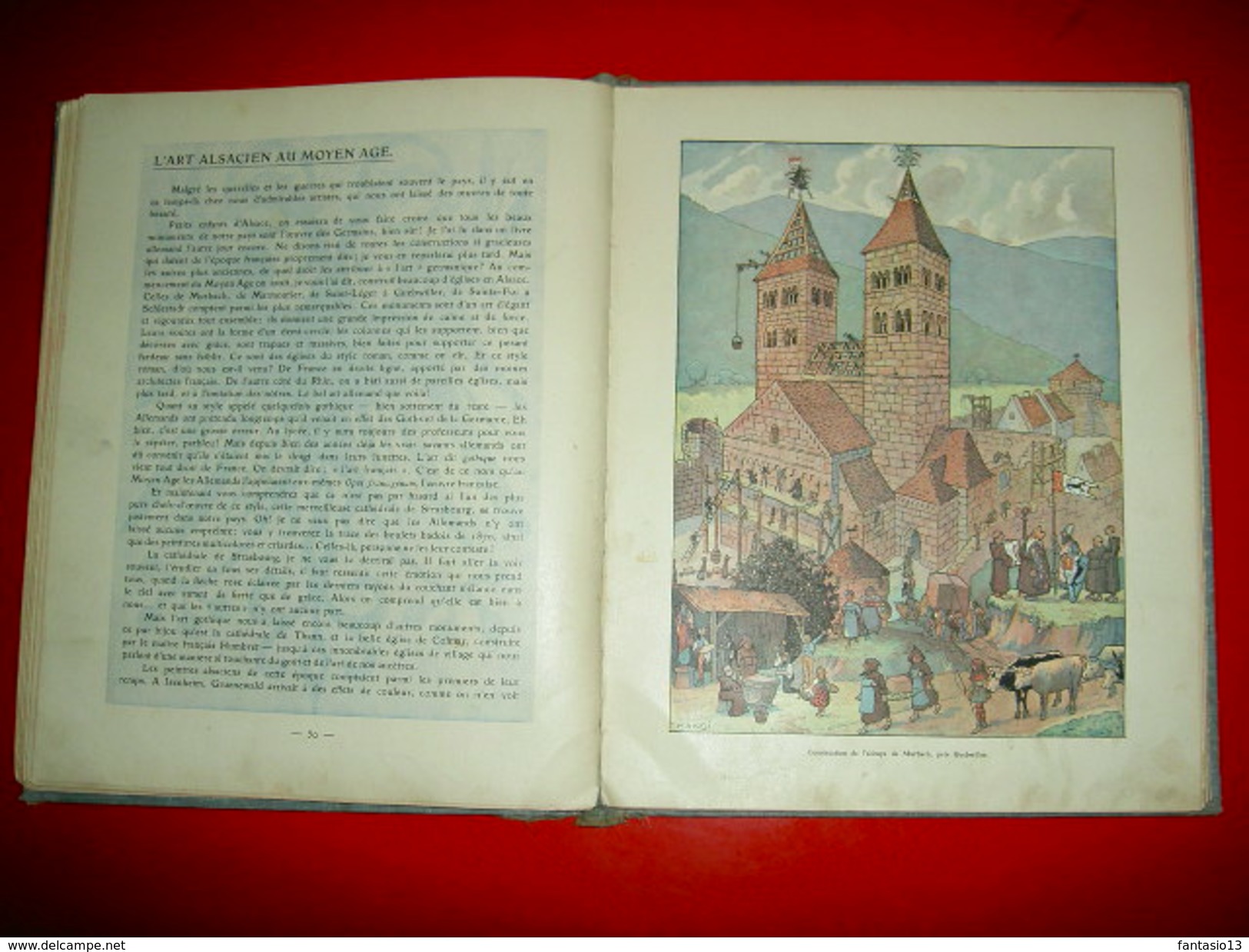 L' Histoire d' Alsace racontée aux petits enfants  par l' Oncle Hansi .Illustré par Hansi et Huen  1912 Ed. Floury