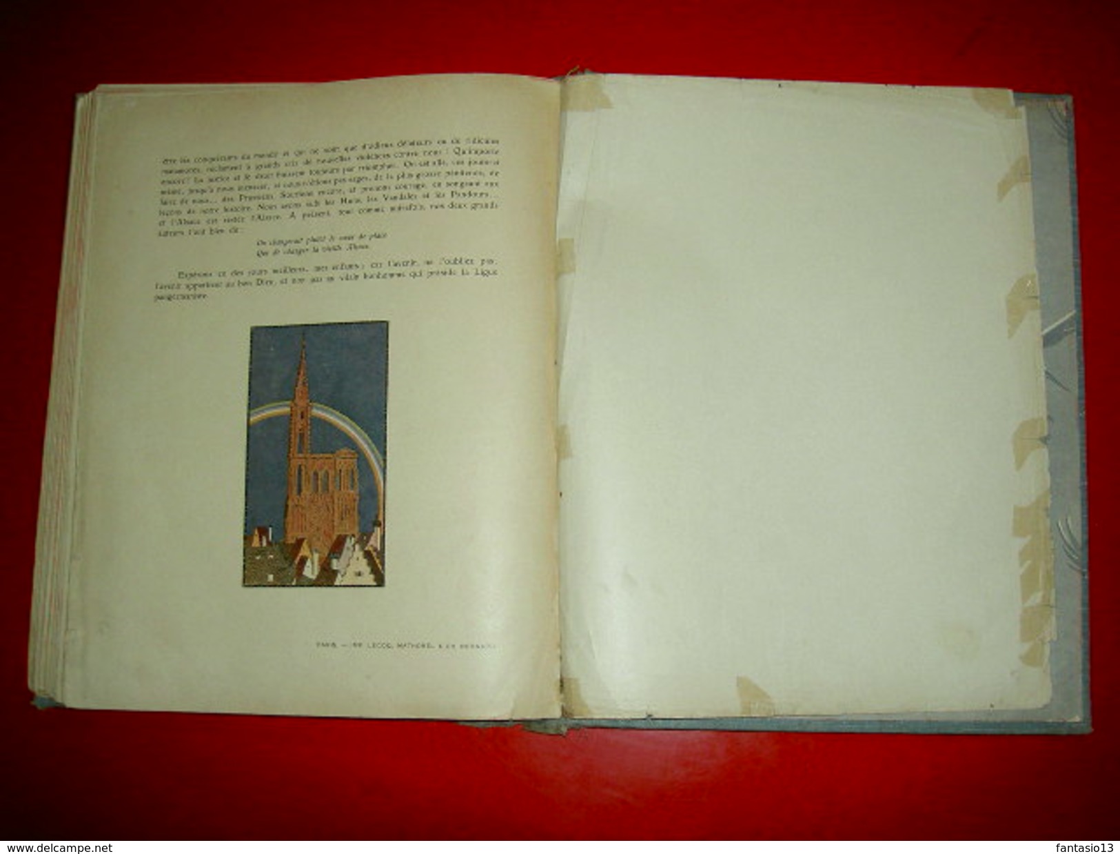 L' Histoire d' Alsace racontée aux petits enfants  par l' Oncle Hansi .Illustré par Hansi et Huen  1912 Ed. Floury