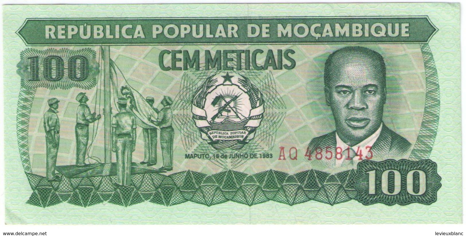 100 Meticais/ Republica Popular De Moçambique//Date  1983                                                      BILL178 - Moçambique