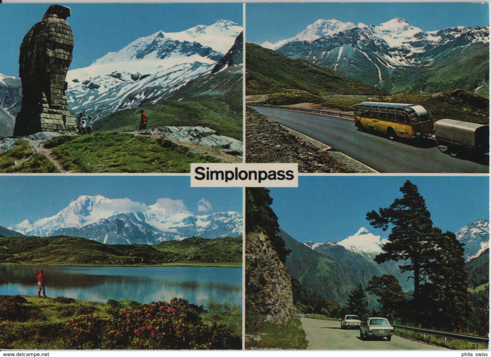 Simplonpass - Brig-Simplon-Gondo - Postauto, Oldtimer - Photo: Klopfenstein - Andere & Zonder Classificatie