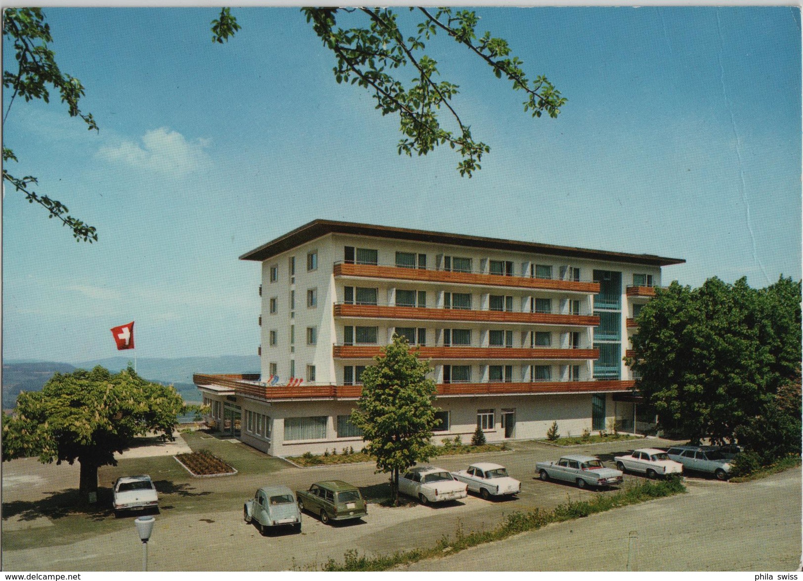 Kurhotel Bad Ramsach - Hallenschwimmbad, Sauna 4633 Läufelfingen - Oldtimer - Photo: Robert Rensch - Läufelfingen