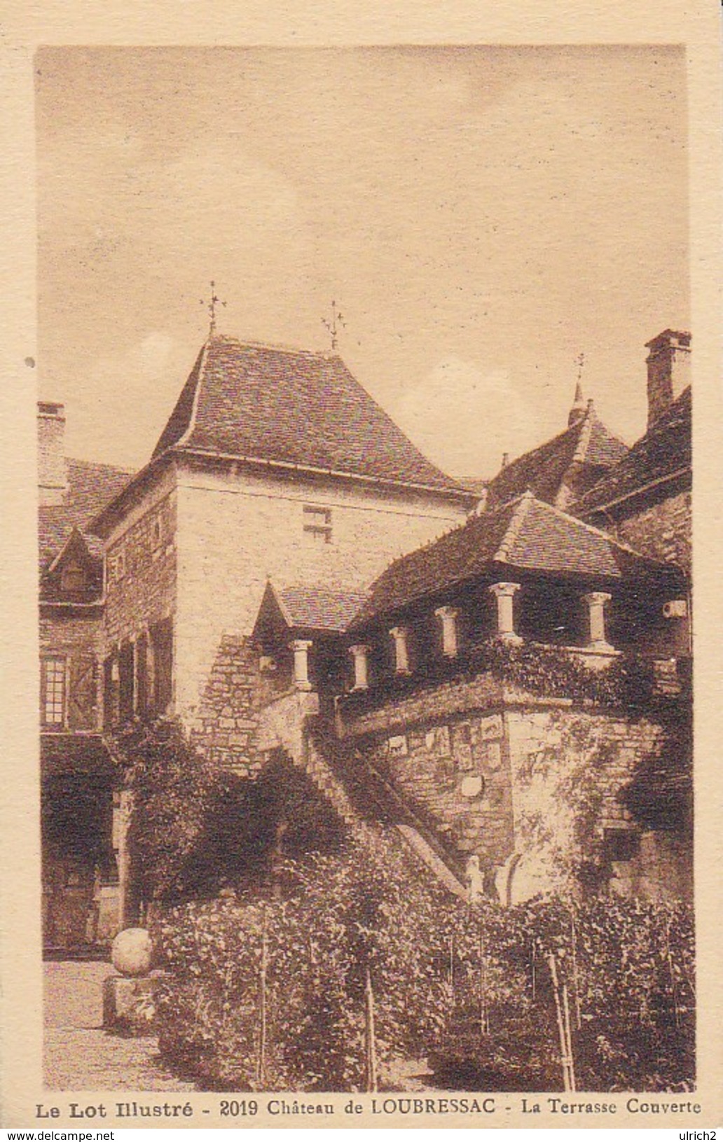 CPA Château De Loubressac - Le Terrasse Couverte (32100) - Saint-Céré