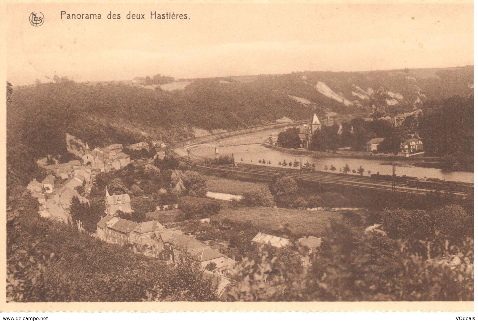 Hastière - CPA - Panorama Des Deux Hastière - Hastière